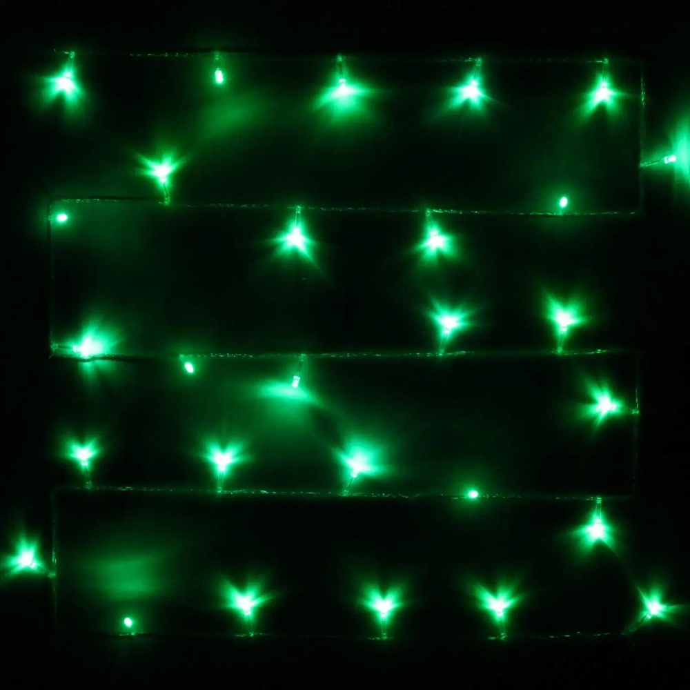 Гирлянда для дома 24м 280 ламп LED прозрач.пров.,8 реж, IP-20, Зелёный (возможность соединения)