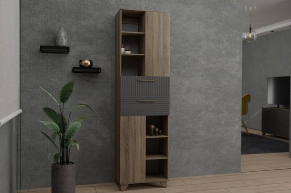 Пенал Копенгаген (дуб самдал, серый графит)