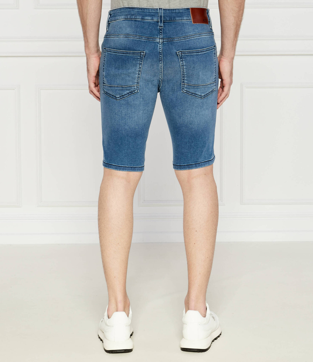 Джинсовые шорты Delaware BOSS ORANGE - голубой(50513488)