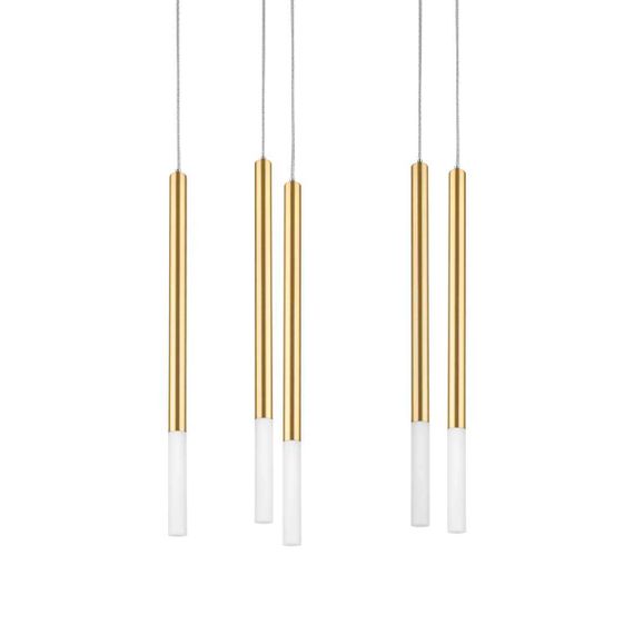 L5T747143 Люстра TUBO LED 25W 1400LM 360G ЗОЛОТО 4000K