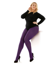 Плотные колготки Pretty Polly Curves Plush Opaque Tights (Размер: 3X) (Цвет: черный)