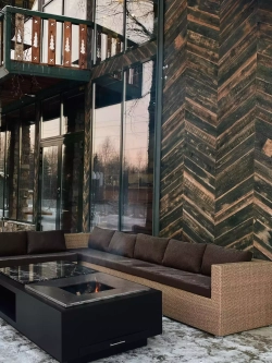 Дровяной гриль-стол Elbrus Grill Фудзияма 800 (размер стола 1900x1000 мм)