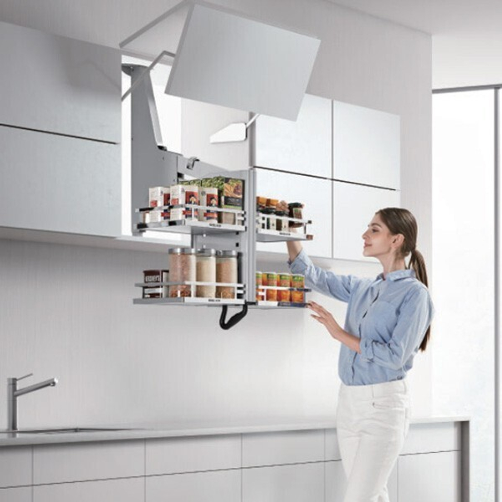 Выдвижная корзина для хранения - DIAMOND STYLE, 800x280x(660-860) мм