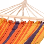 Гамак 200*80см «Райское наслаждение» х/б с деревянной перекладиной, цвет в ассортименте (микс)