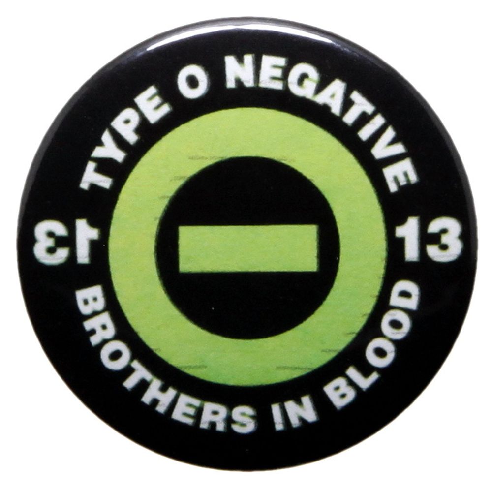 Значок Type O Negative Brothers In Blood (207)