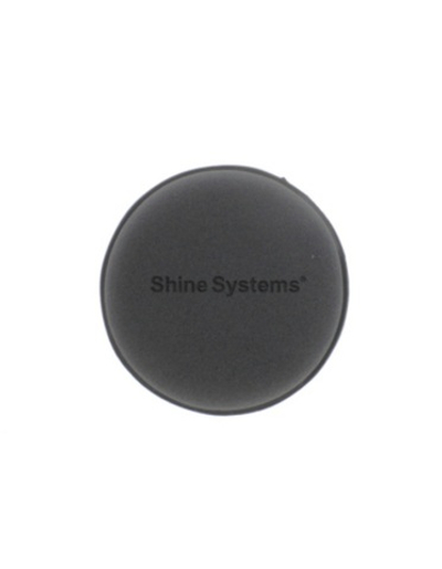 Shine Systems Wax Pad - Аппликатор черный поролоновый круглый 10*2