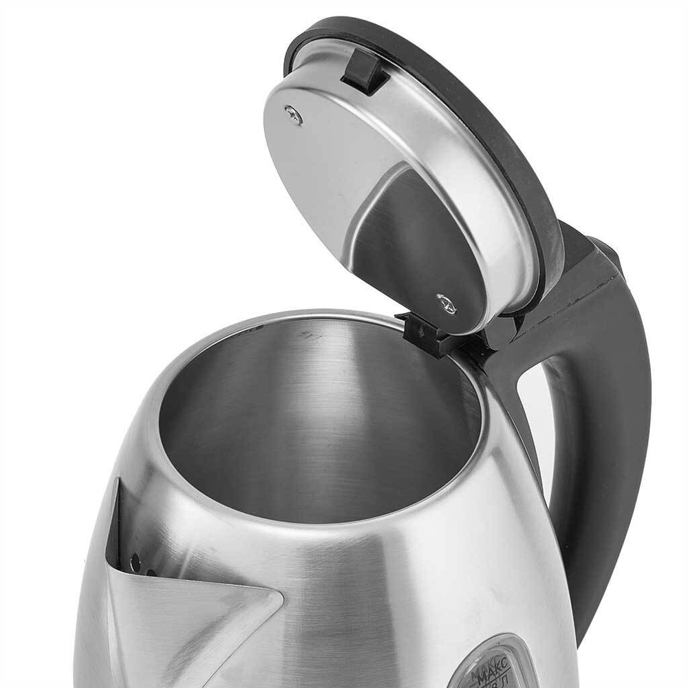 Чайник электрический 1500 Вт, 1,8 л DELTA DL-1114 черный с красным