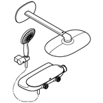 Душевая система Grohe Rainshower SmartControl 26446000