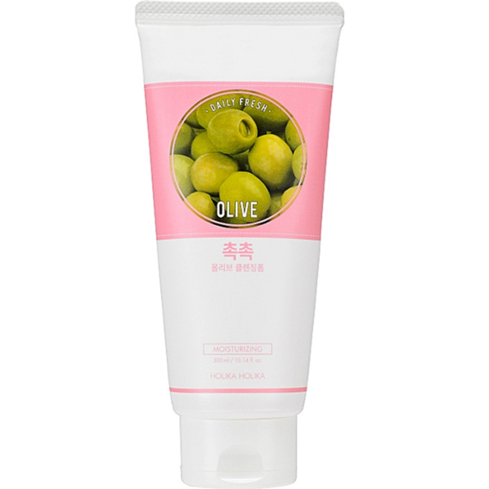 Holika Holika Daily Fresh Olive Cleansing Foam увлажняющая пенка с оливой
