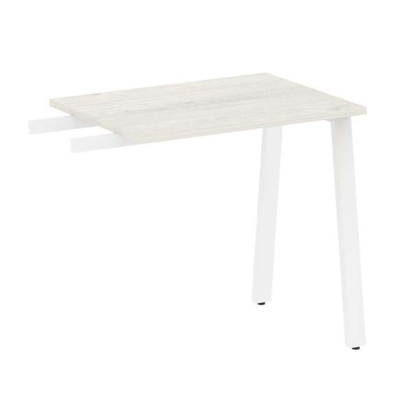 Metal System Приставной элемент на А-образном м/к БА.ПР-2 Дуб Наварра/Металл Белый 800*600*750