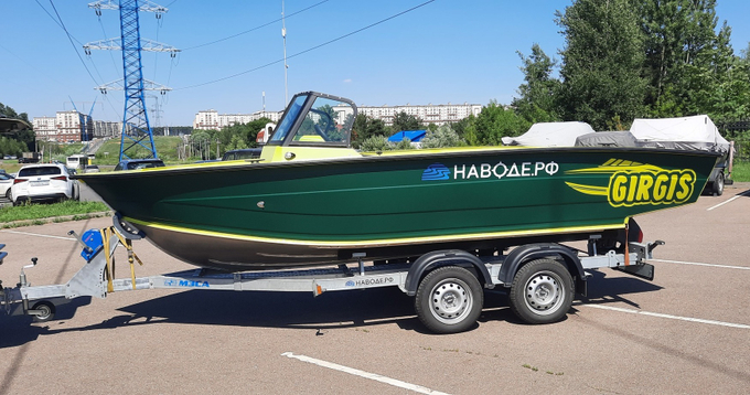 Готовый комплект Алюминиевая моторная лодка Гиргис 470