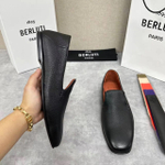 Мужские лоферы Berluti из зернистой кожи