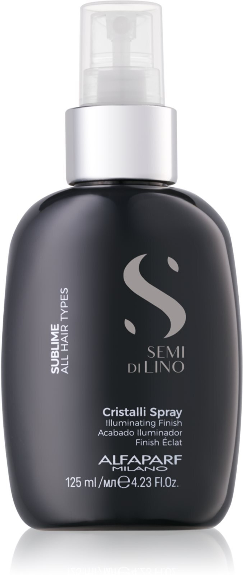 Alfaparf Milano Semi di Lino Sublime Cristalli - спрей для волос для блеска /   125  ml  / GTIN 8022297065052