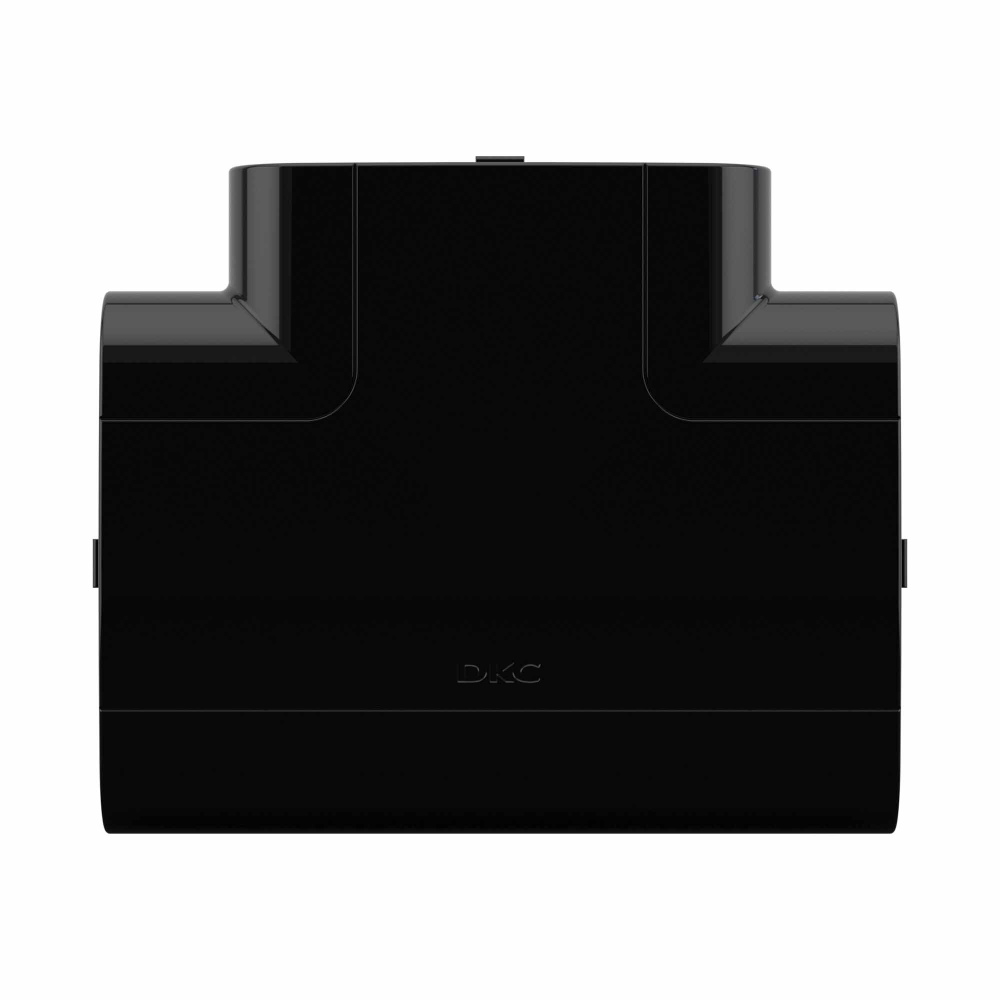 Тройник 90х50 мм, черный