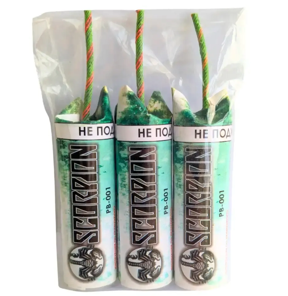 Петарды PB-001 Scorpion — мощные петарды которые можно купить, купить мощные петарды интернет магазин, РПК Залп.