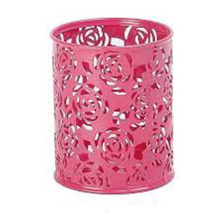 Стакан наст. "deVENTE" 8*8*10см, метал., круглый, ярко-розовый
