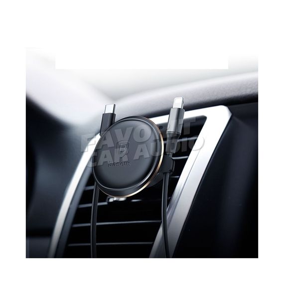 Держатель Baseus, SUGX-A0S воздуховод магнит серебряный