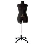 Манекен портновский Моника, размер 50, подставка Милан, цвет черный.