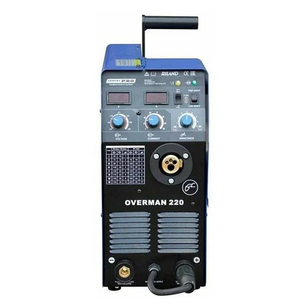 Аппарат сварочный инверторный Aurora Pro OVERMAN 220 Mosfet полуавтомат