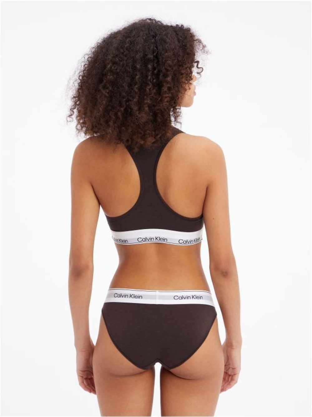 Majtki Calvin Klein Bikini 1P - Коричневый