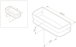 Корзина для душа AM.PM Sensation A3034800 Хром