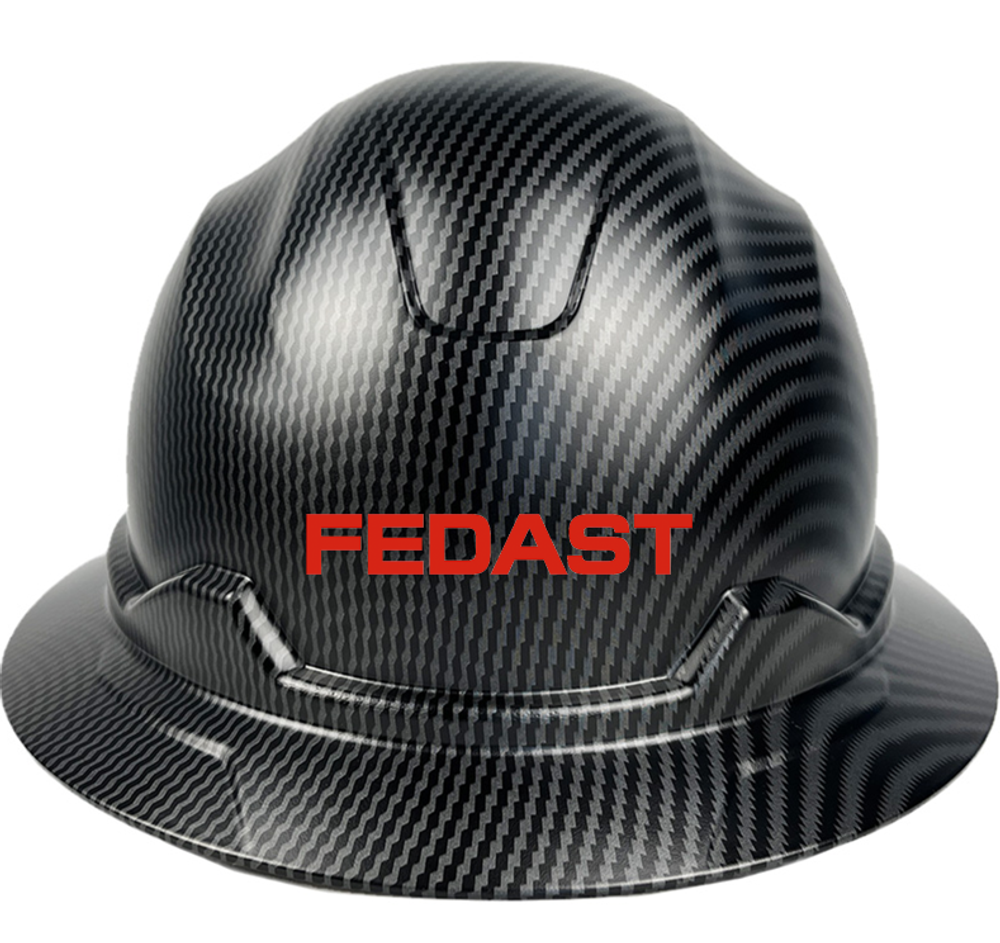 Строительная каска Fedast чёрная