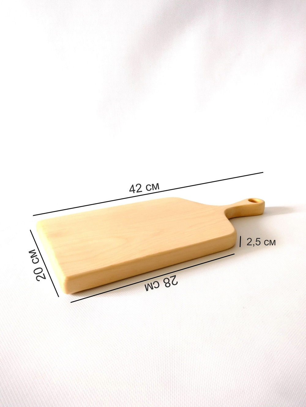 Доска разделочная из дерева сервировочная