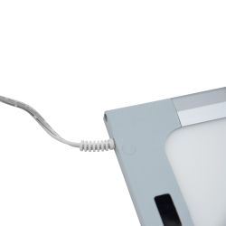 ULI-F42-7.5W-RGB-RC-DIM SENSOR IP20 SILVER Панель линейная светодиодная ультратонкая. с бесконтактным выключателем. диммер. пульт ду. 460х120х11мм. 260Lm. Серебристый. ТМ Uniel