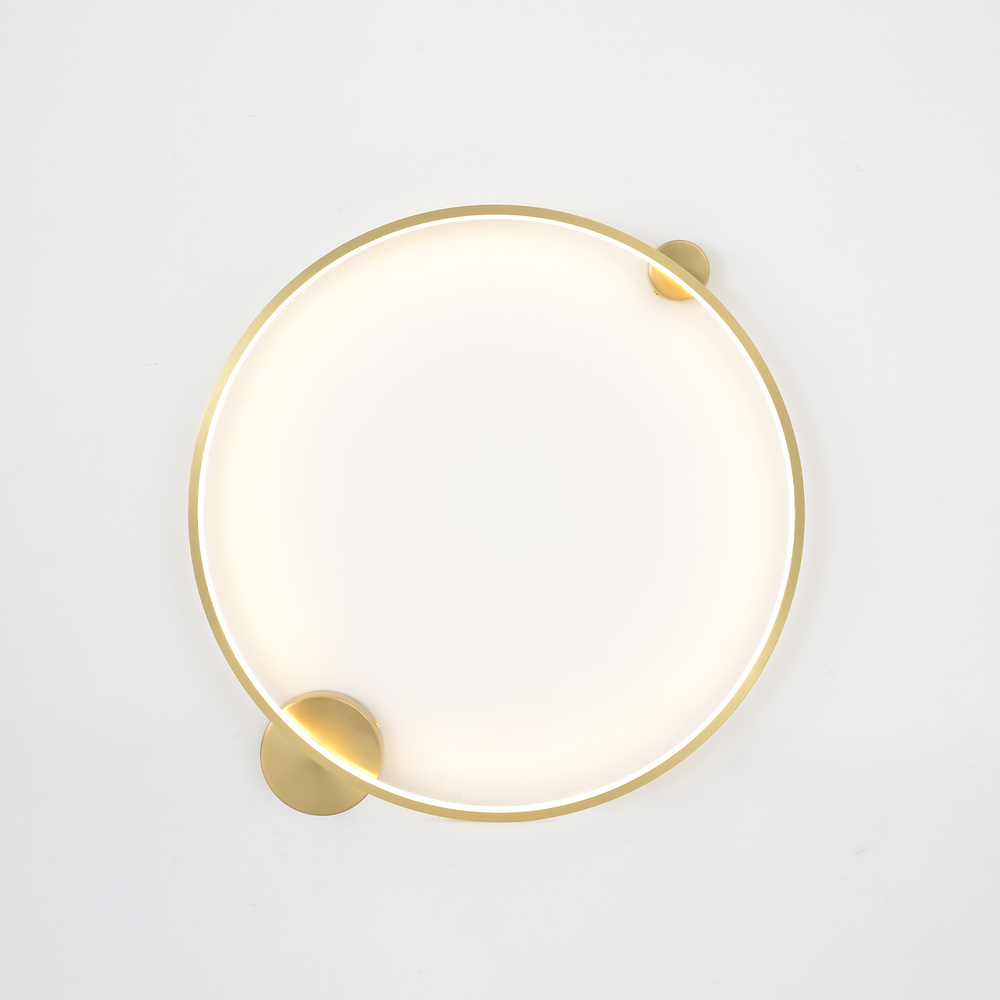 Настенный светодиодный светильник Crystal Lux REAL AP26W LED BRASS