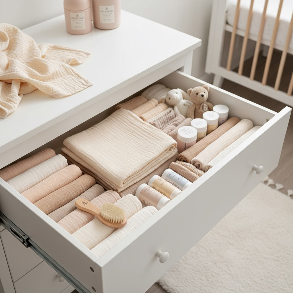 Пеленка муслин "Ванильный крем"