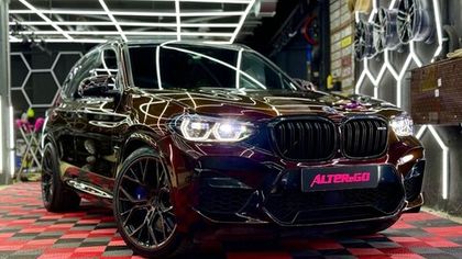 BMW в хамелеон полиуретан Carbins PPF Glit Black-red GP-HA105 от студии "AlterEgo"