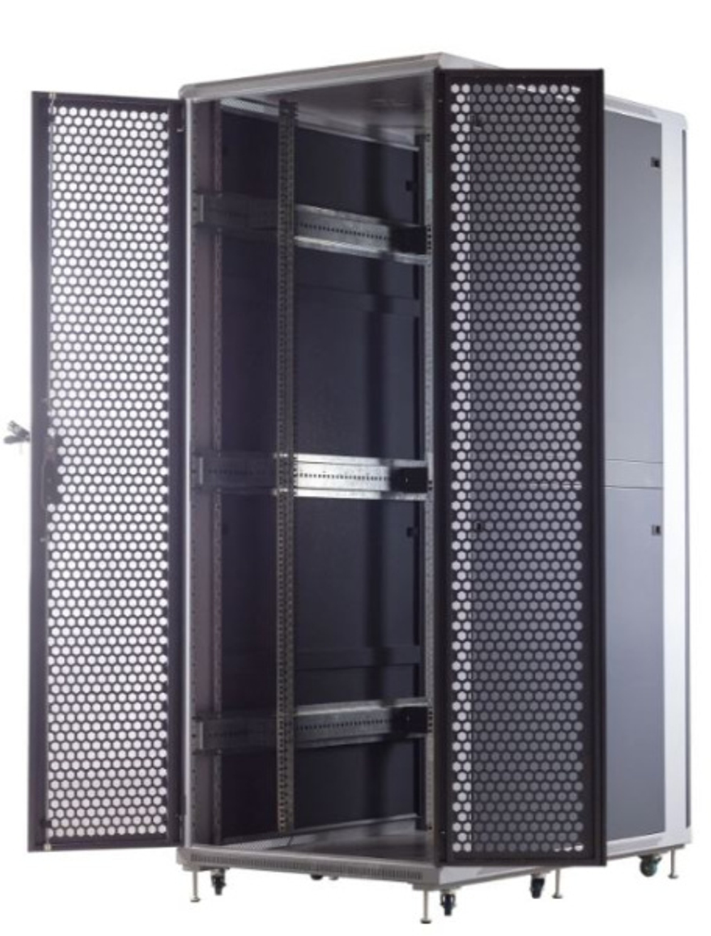 Шкаф напольный 19", 42U SNR SNR-TFC-428010-CPDP-G-SF