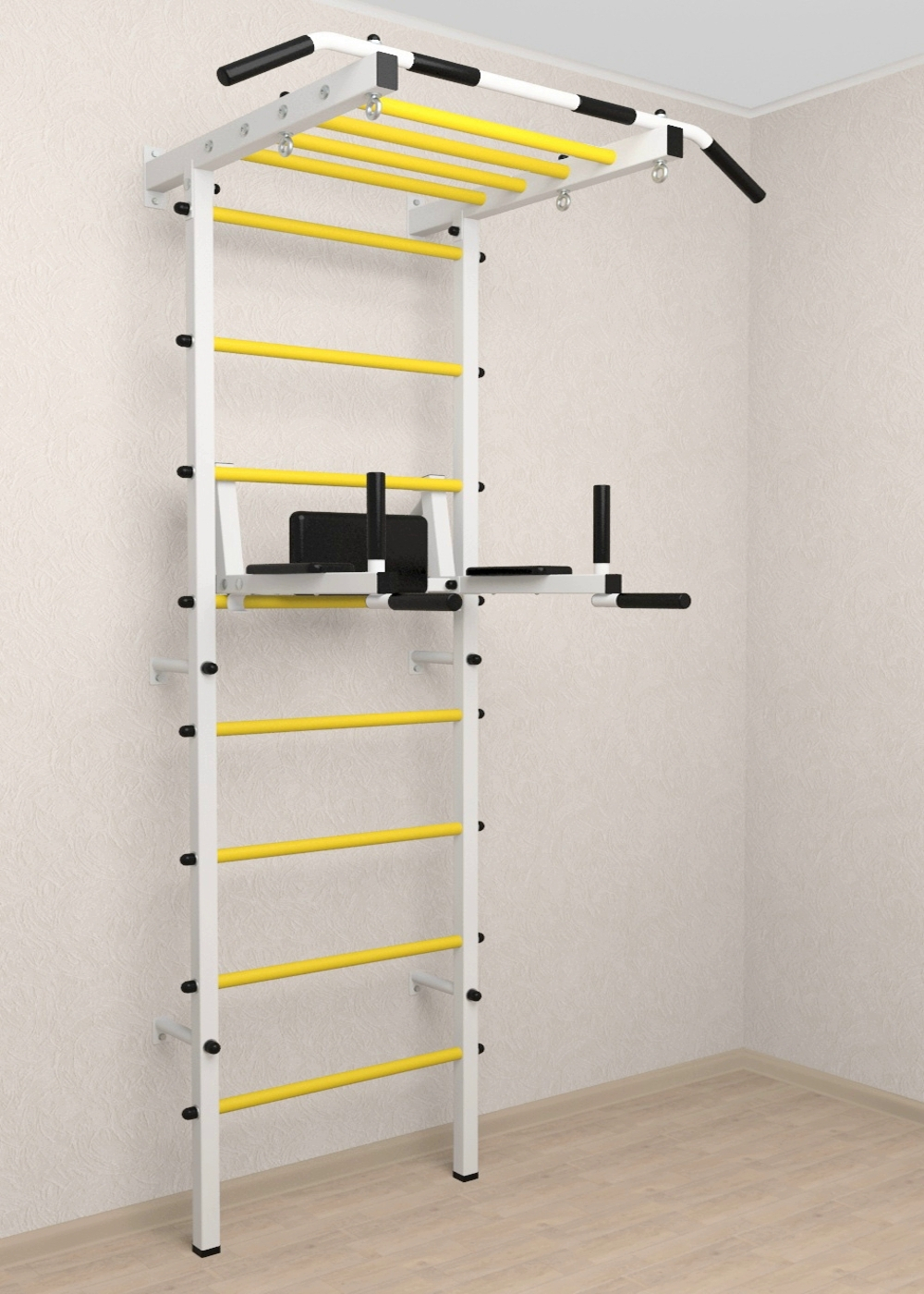 Шведская стенка Sv Pro рукоход 852 (Турник Pro рукоход/Брусья/стойка)