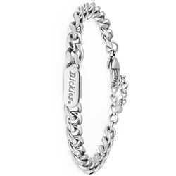 Dickies Wrist Watch Quartz Movement Artificial Leather Strap White Dial Men"s Watches