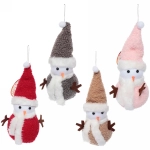 Снеговичок «Забавный костюмчик» 23х10 см, микс