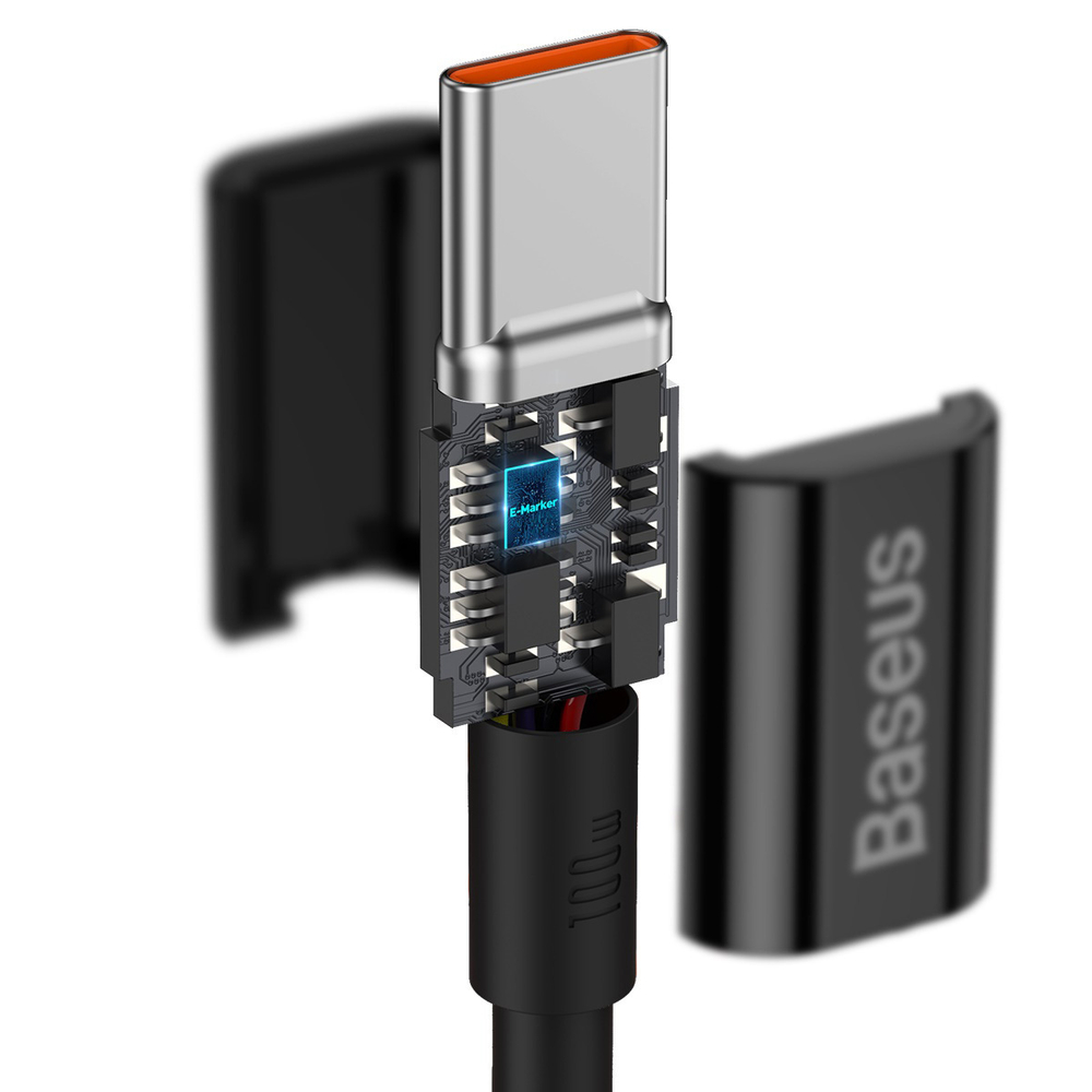 Type-C Кабель Baseus Superior Series Fast Charging Data Cable Type-C to Type-C 100W - Black