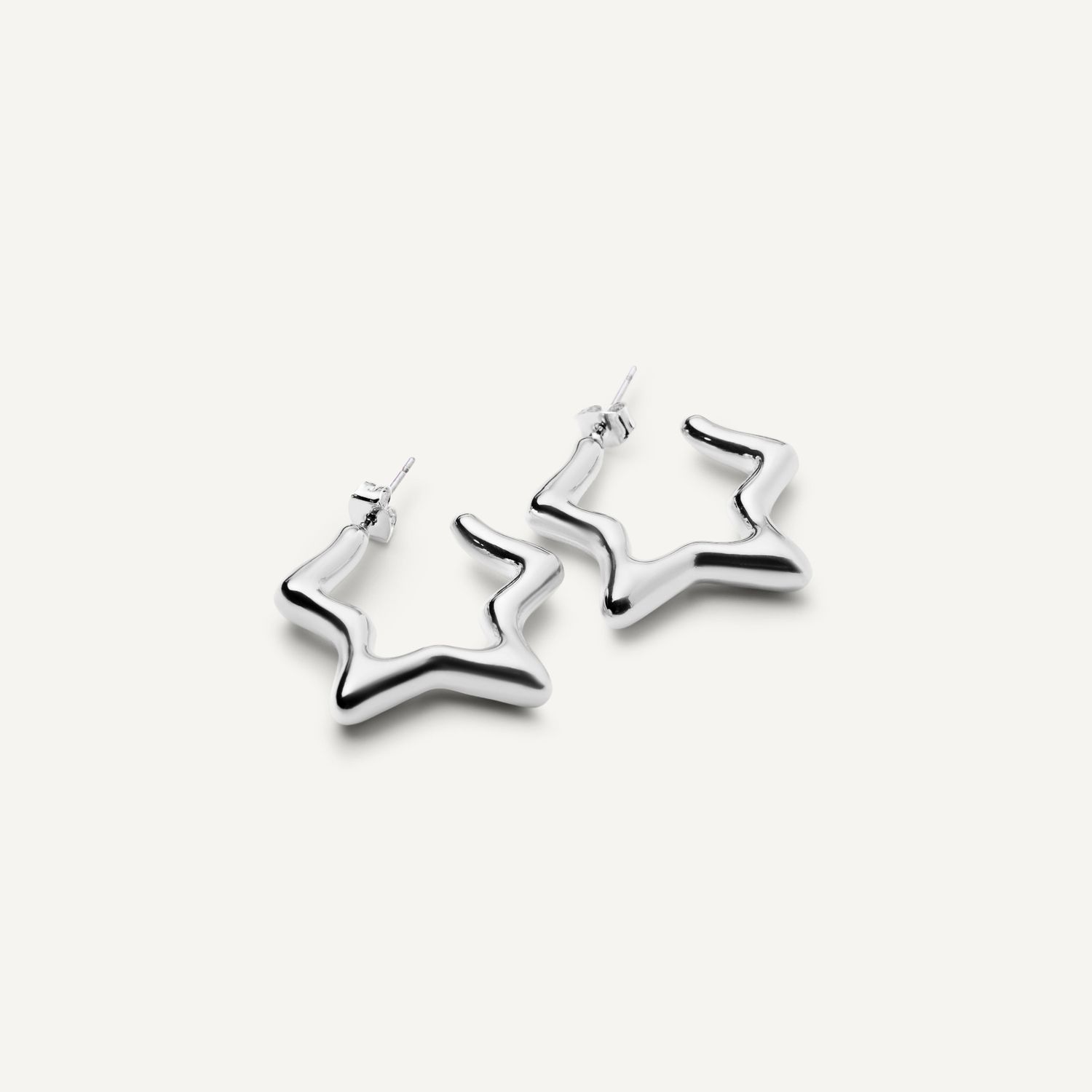 Серьги Defluent Star Earrings – Silver