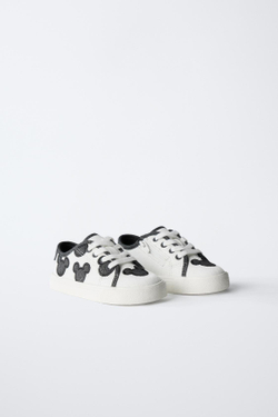 ZARA КРОССОВКИ MICKEY MOUSE © DISNEY, БЕЛЫЙ