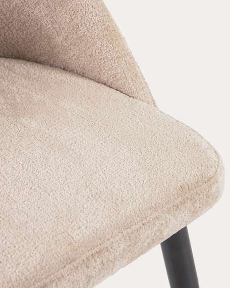 Стул Mael бежевый бархат