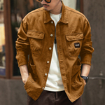 Джинсовая куртка в американском стиле в стиле ретро от GELANLU  STYDIO