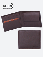 B23P001R Castanho - Портмоне с RFID защитой MP