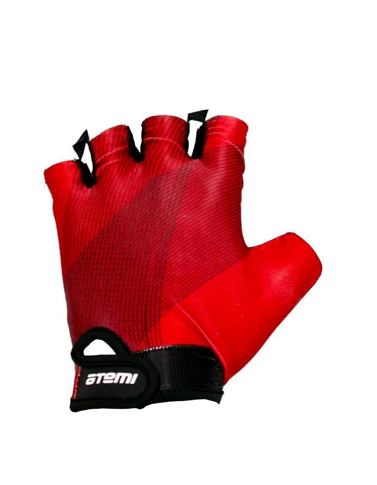 Велосипедные перчатки Atemi, красные, Размер, L, AGC-01