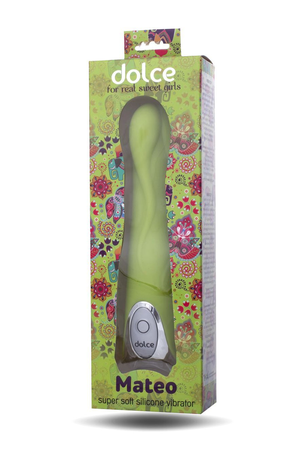 Вибратор TOYFA Dolce, силикон, 16,5см