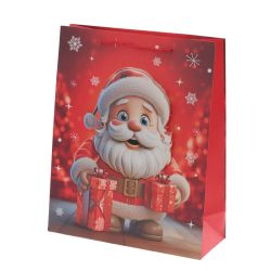 GAEM Пакет подарочный (бумага 210г/м2, блок микс 12шт), L26 W10 H32 см, 4в.