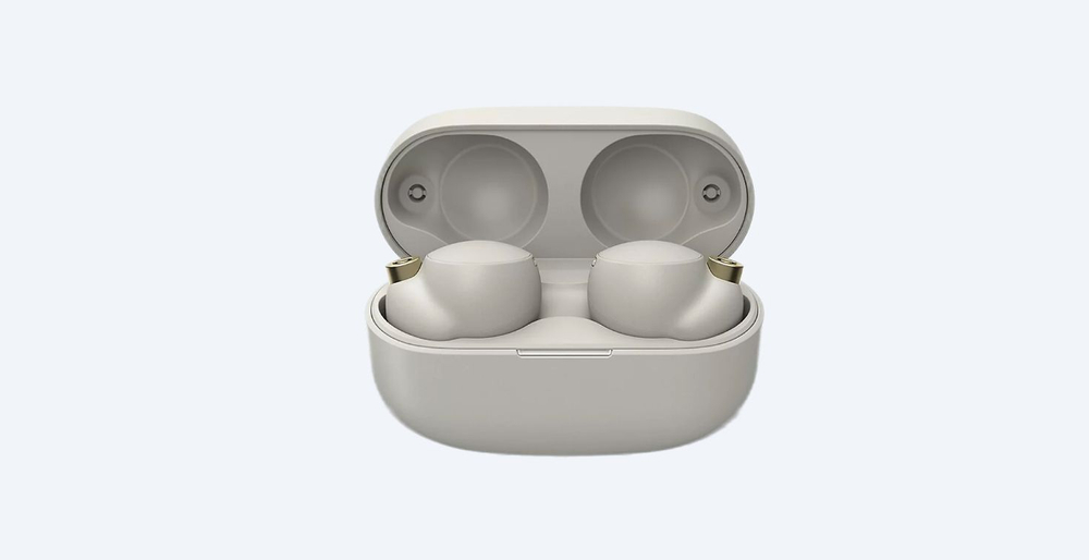 Беспроводные наушники sony wf-1000xm4 серебро