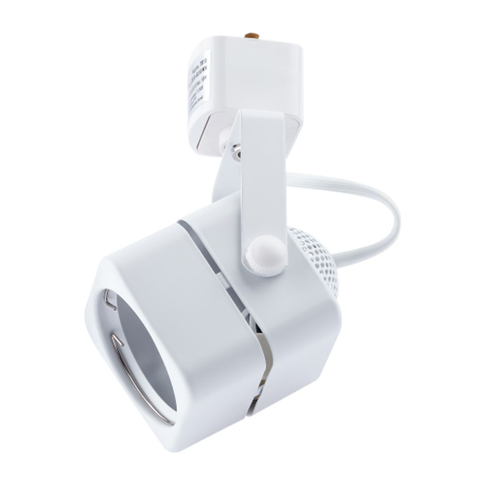 Трековый светильник однофазный ЭРА TR10-GU10 WH под лампу GU10 белый | Однофазные светильники под лампу