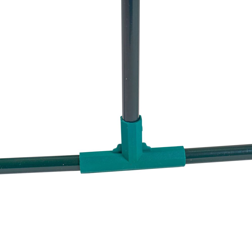 UGH-S33 L270 GREEN-GREEN Парник уличный. 270x90x90см. Металлическая труба в ПВХ. цвет зеленый. Тент из армированного полиэтилена 135г-м2. цвет сетки зеленый. TM ФитоЛето