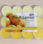 Набор ароматических свечей Selja, 12 свечей, парафин/ароматизатор лимон