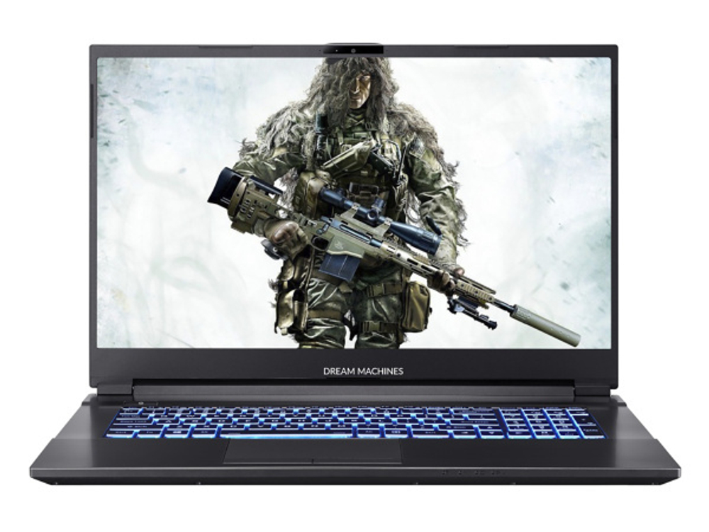 Ноутбук Dream Machines G1650-17KZ76 i7-11800H 16Gb SSD 1Tb NVIDIA GTX1650 4Gb 17,3 FHD WVA Cam 41Вт*ч No OS Черный