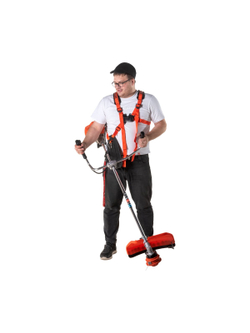 Бензиновый триммер 2,1 л.с., леска/нож, Gigant CG-KW02-520